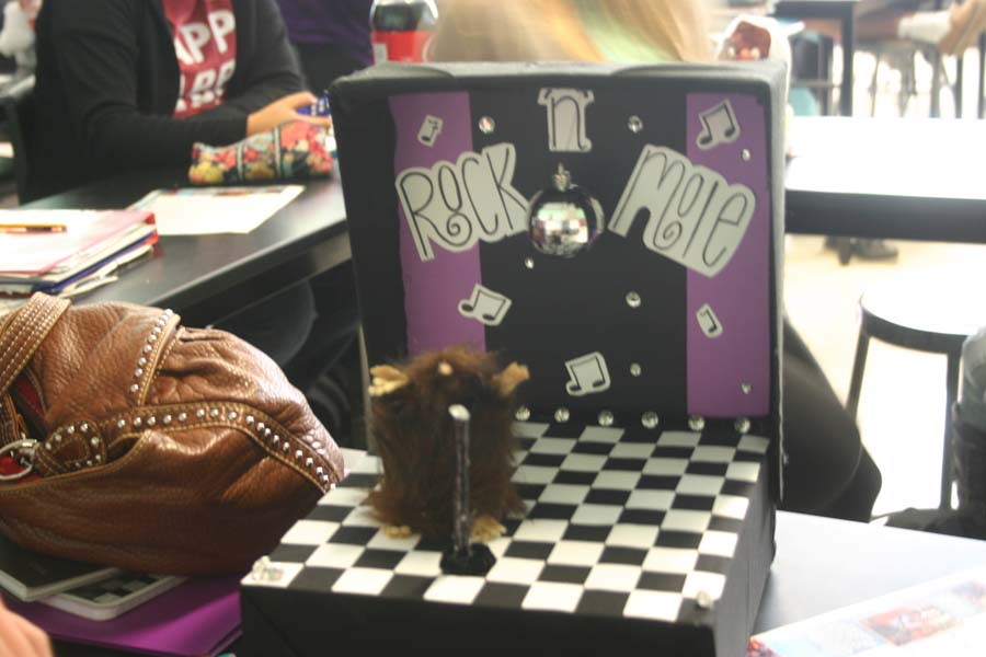 Chemistry students celebrate Mole Day with creative projects. Students create different mole puns for extra credit.