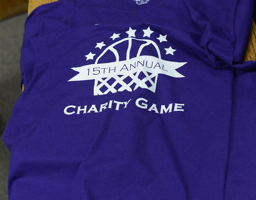 The DECA team sold t-shirts to promote the 15th annual charity game. All the proceeds were given to the charity.