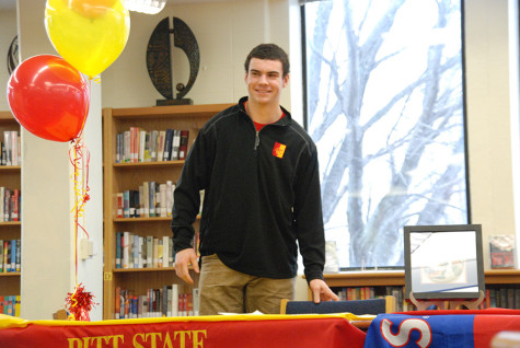 Three athletes sign their way to college sports.
