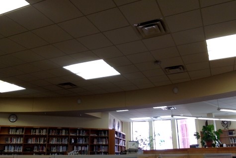The South library at lunchtime.