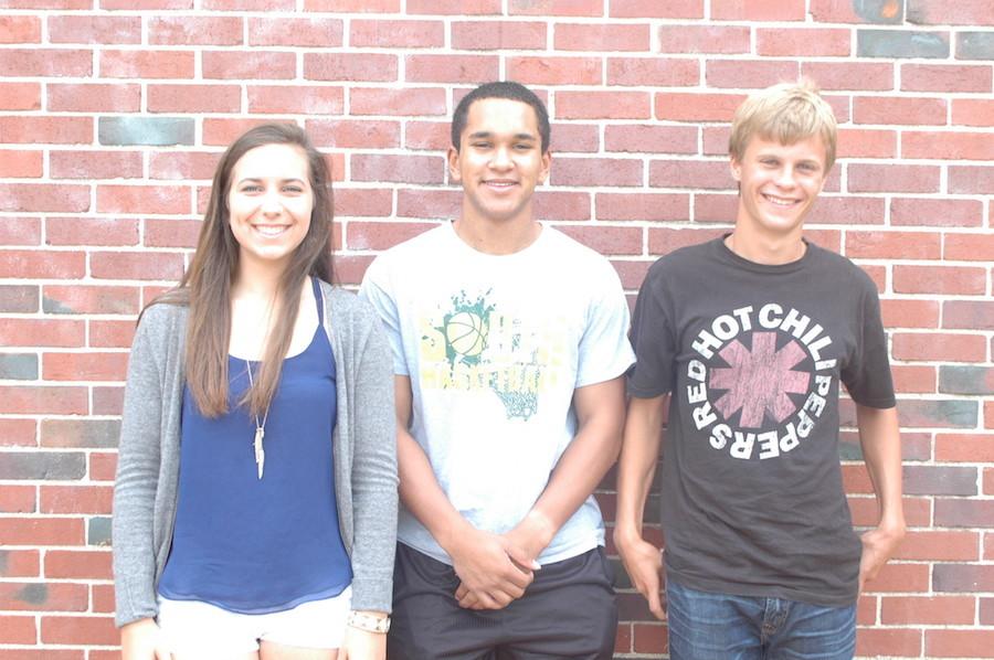 Isabel Holcomb, Remy Gordan, and Ryan Conley are the National Merit Semi-Finalists.