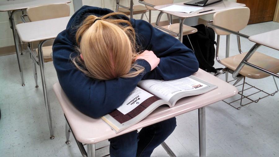 During fourth quarter many students catch a case of senioritis, finding it harder to focus on schoolwork.
Photo Illustration by Madison Holloway