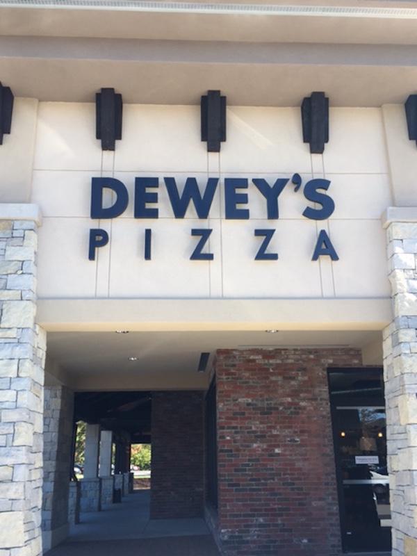 Deweys Pizza is located at 95th Street and Mission Road