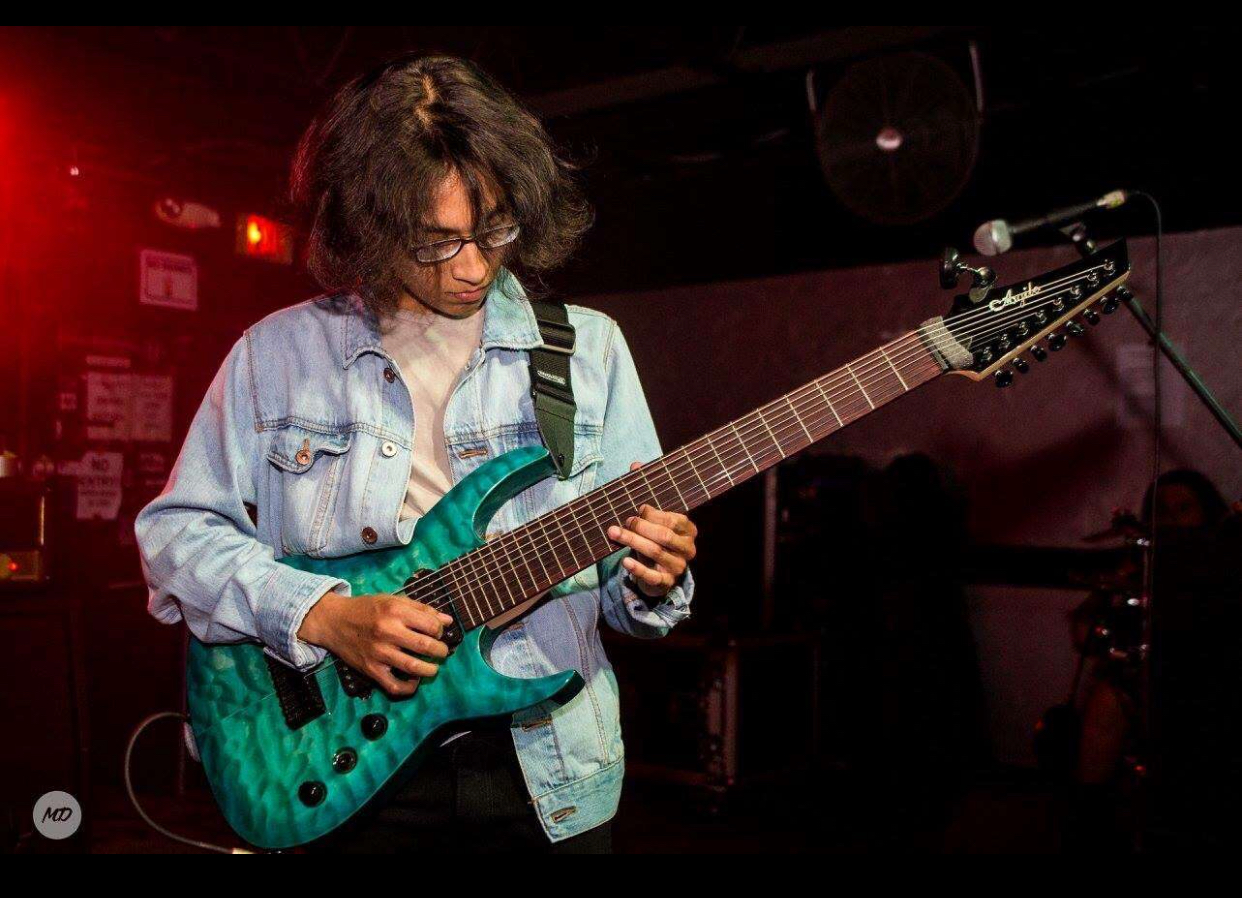 David Vieyra in concert on June 16, 2017. They played at the Aftershock live Venue in Merriam, Kansas.