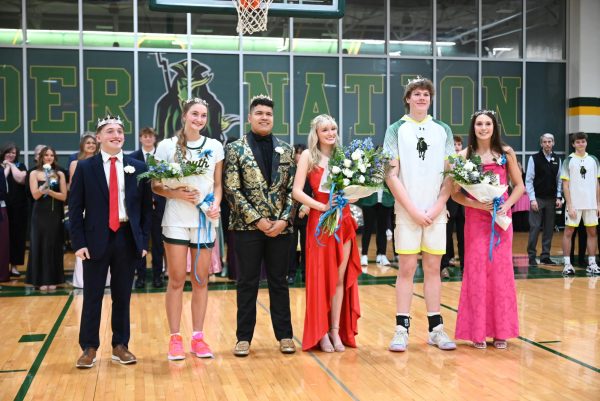Winter Formal court winners stand together for a photo on February 6th.